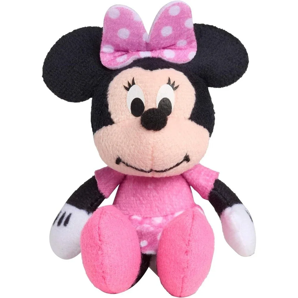 Disney Littlest Friends Plush 4‑Pack – Mickey, Minnie, Pooh & Stitch, 3